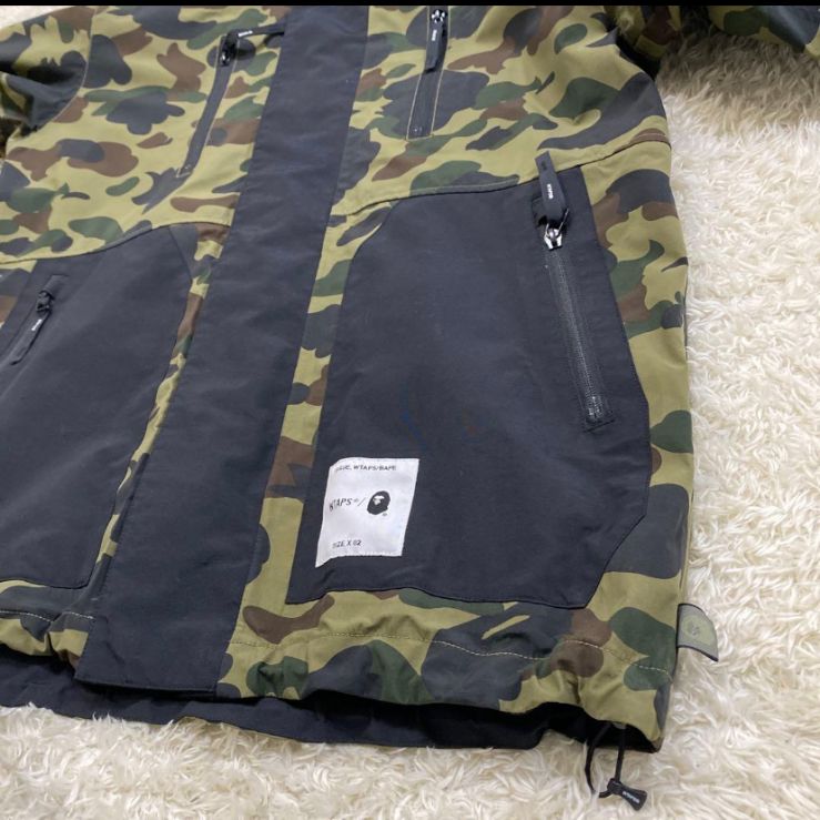 WTAPS x A BATHING APE マウンテンパーカー カモフラ - メルカリ