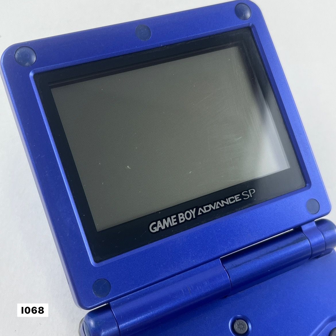 ゲームボーイアドバンスSP アズライトブルー　充電器付き ◇I065【本体＋ソフト＋充電ケーブル セット】GBASP