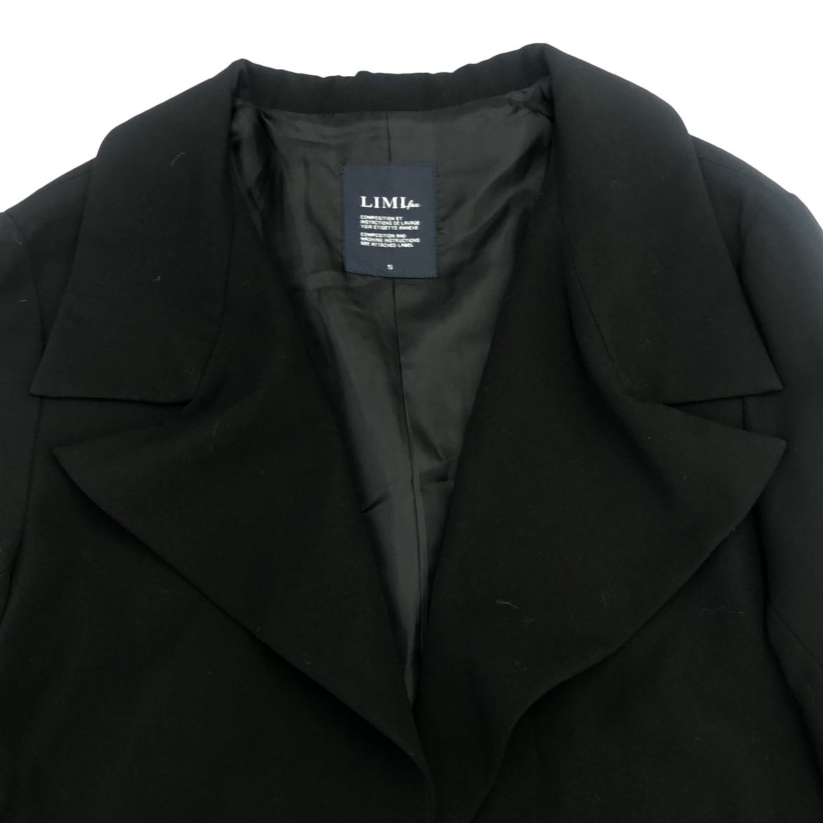 LIMI feu リミフゥ 15SS ウールギャバジンフックジャケット LU