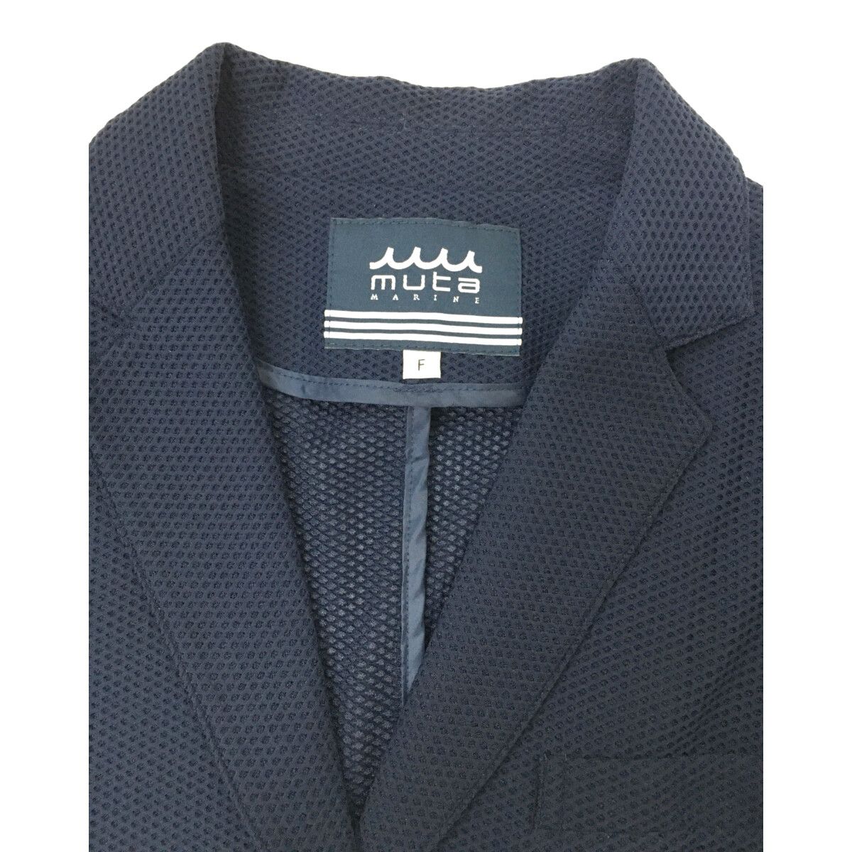 ムータマリン　レディース　ジャケット　新品未使用 中古 レディース ムータ muta テーラードジャケット フリー 紺