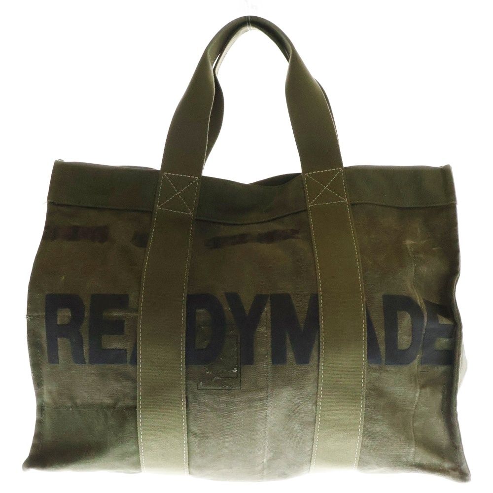 READYMADE レディメイド トートバッグ - カーキ READYMADE レディメイド トートバッグ - カーキ