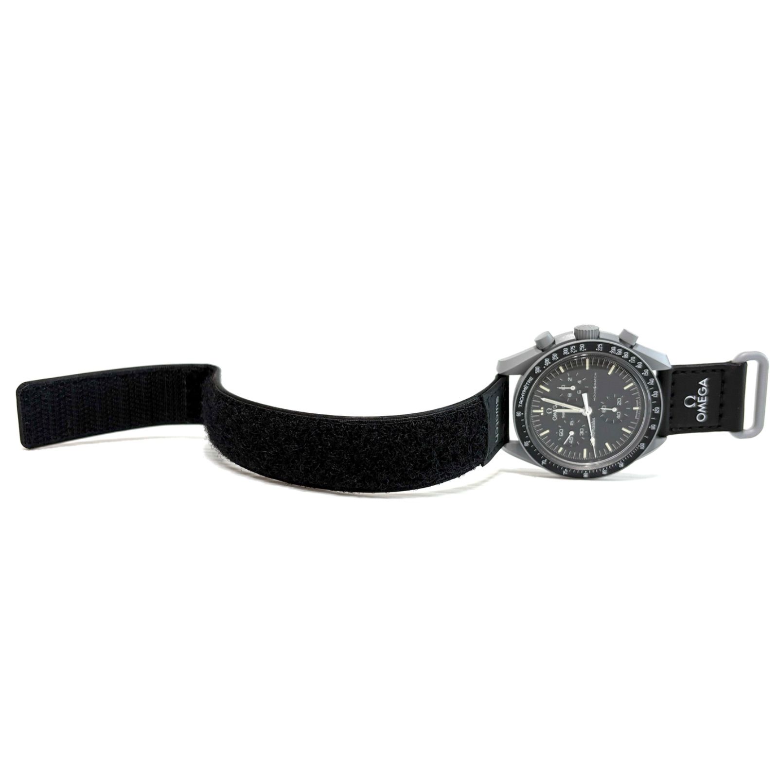 美品】腕時計 OMEGA×swatch MISSION TO THE MOON - メルカリ