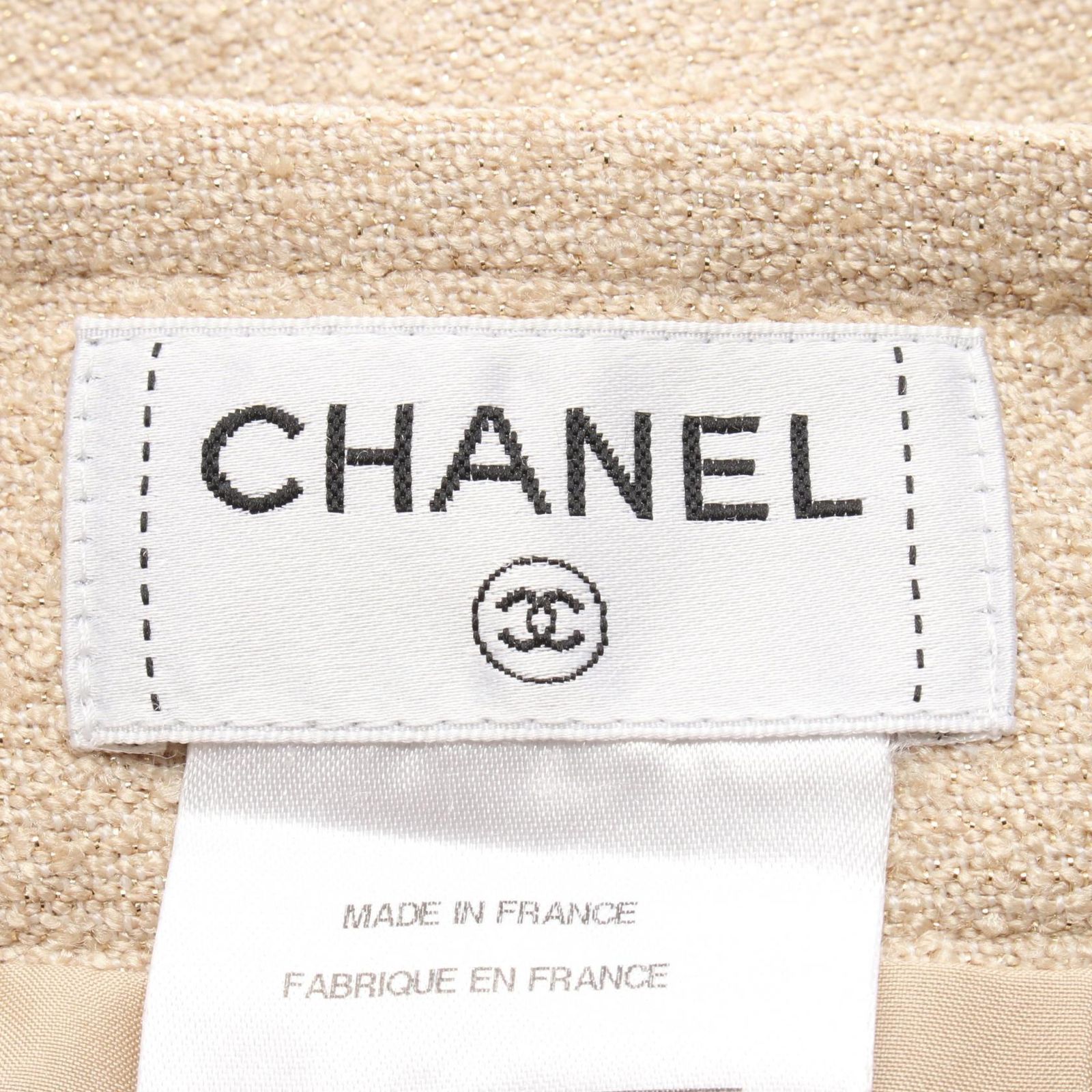 シャネル CHANEL スカート ココマーク P47507V35379 ラメベージュ その他 スカート レディース Used B GULLKHAN_COM