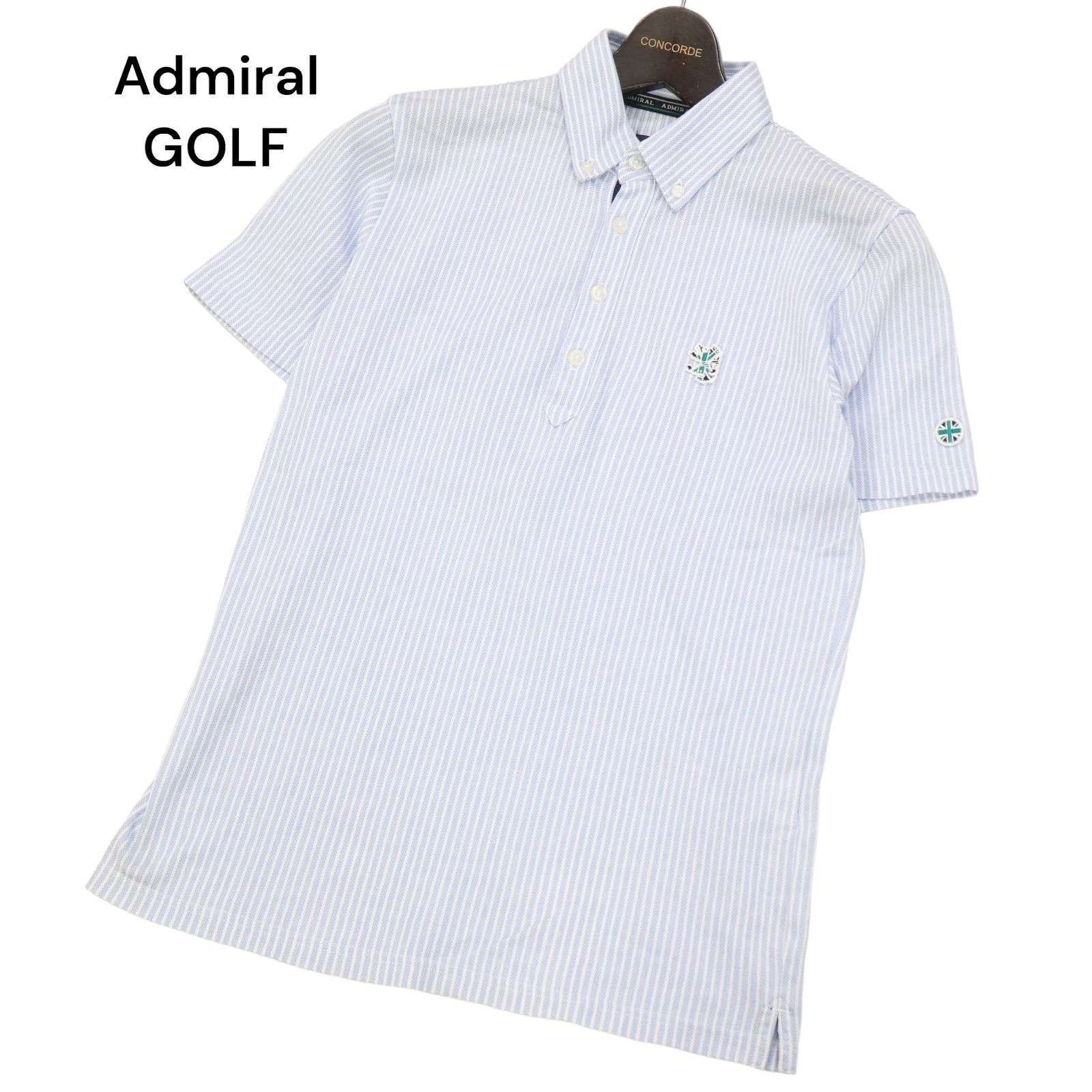 Admiral - Admiral GOLF アドミラルゴルフ メンズ アートロゴ ストライプ L アドミラル ゴルフ（Admiral GOLF）（メンズ）ゴルフウェア