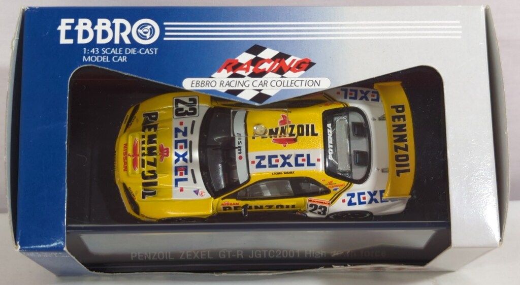 ミニカー EBBRO P421 PENNZOIL ZEXEL GT-R 2001 Amazon.co.jp: EBBRO P-4 1/43 JGTC 2001 PENNZOIL ZEXEL GT-R