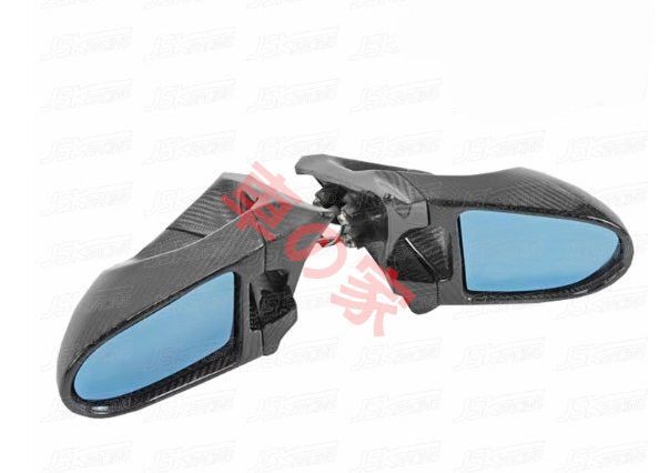 日産 フェアレディZ Z34 370Z 用 カーボン製 ドアミラーカバー サイドミラー 改装パーツ