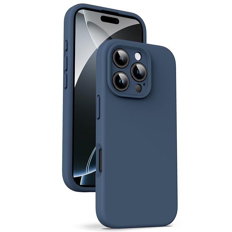 【新品】 Supdeal iPhone 16 Pro ケース 対応液体シリコン [耐衝撃] [柔軟TPU液体シリコン] [ソフトタッチ] [レンズの全面保護] [指紋防止] [落下防止] [滑り防止] 軽量 4層保護 アイフォン 16 プロ スマ