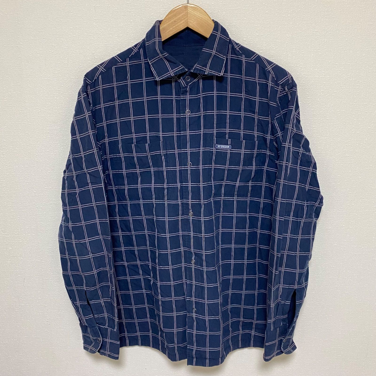 リバーシブル (^w^)b Mc GREGOR マックレガー 長袖 シャツ ネルシャツ