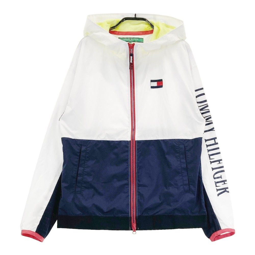 サイズ：L TOMMY HILFIGER GOLF トミー ヒルフィガーゴルフ フード付ジップジャケット ホワイト系 [240101240955]  ゴルフウェア レディース ストスト