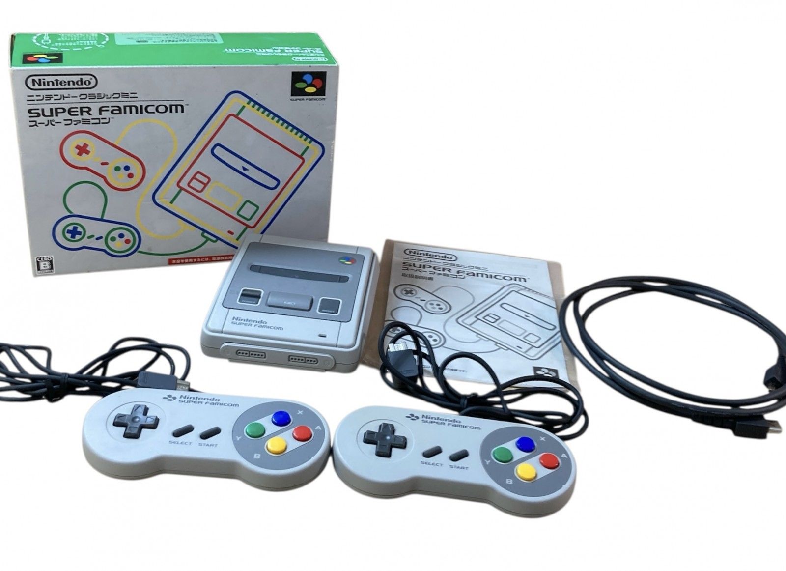 ニンテンドークラシックミニ スーパーファミコン SFC ソフト20＋1内蔵 任天堂 動作 済み 0.7kg