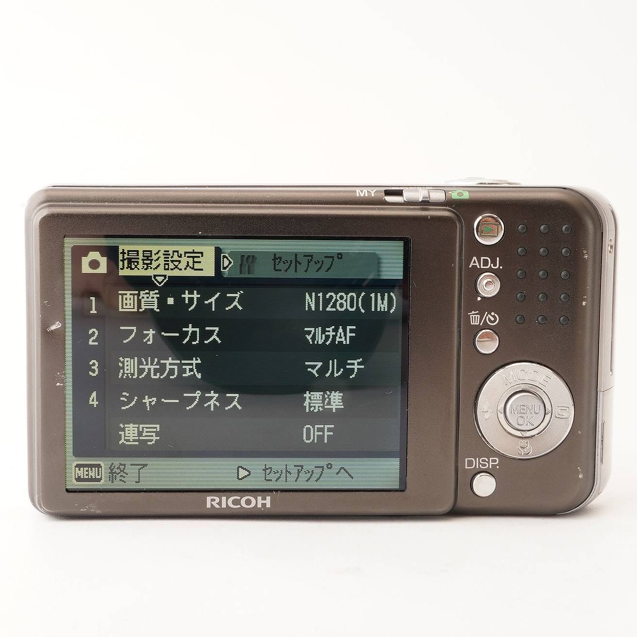 リコー Ricoh Caplio R6 / Ricoh Zoom Lens 7.1x 4.6-33mm F3.3-5.2