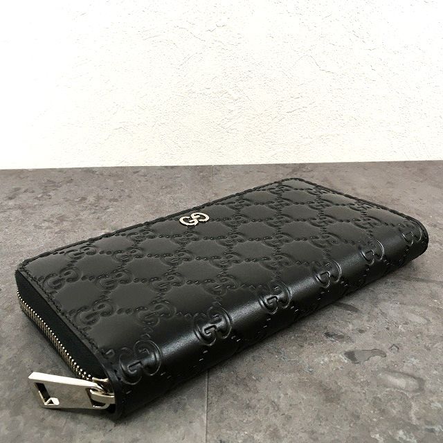 250 送料込み！ 未使用品 GUCCI ジップウォレット 473928 ブラック  