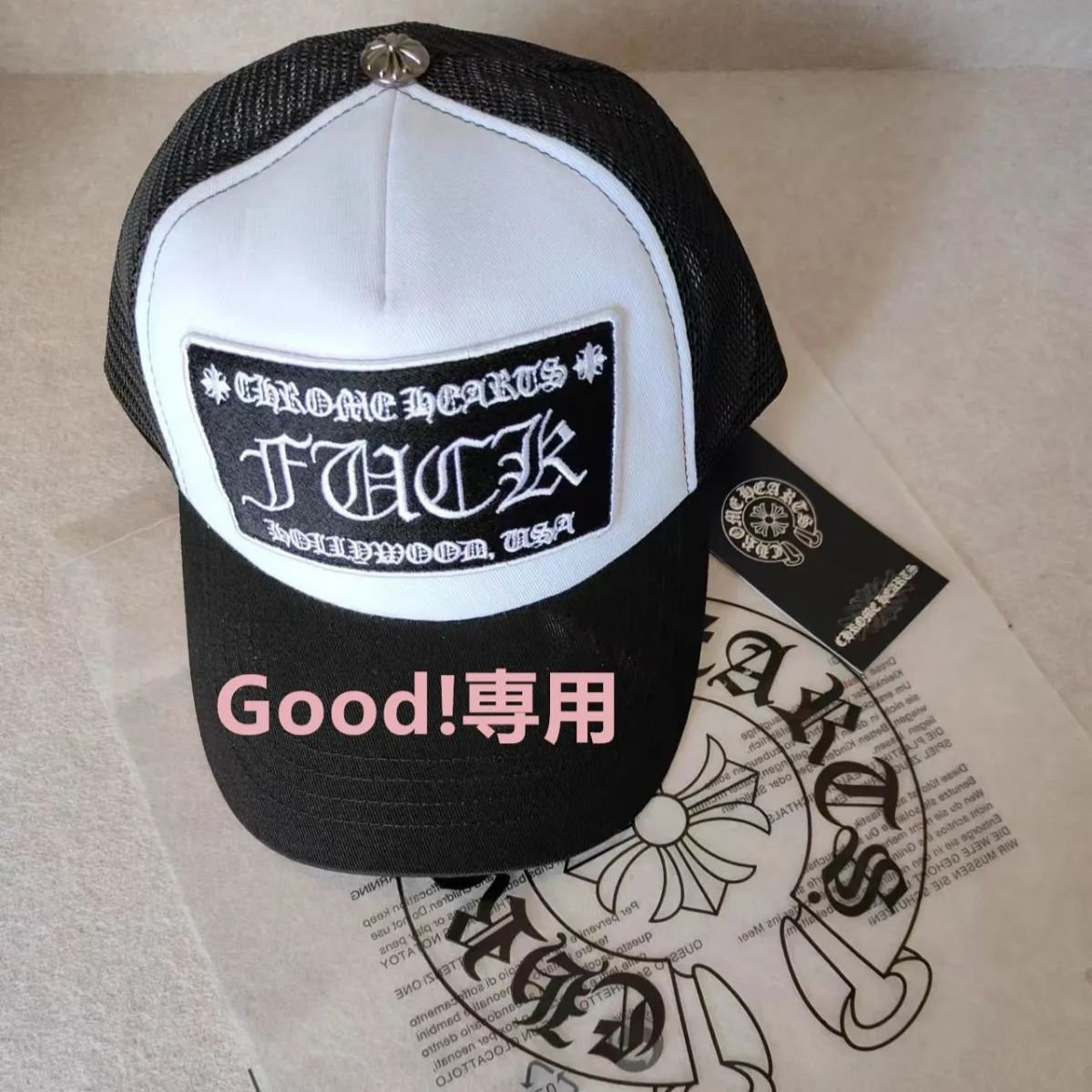 【大人気】Chrome hearts クロムハーツ 刺繍 CAP キャップ  帽  サンバイザー