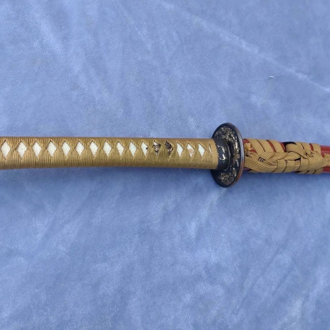 金属製 模造刀（居合い刀）赤鞘 - メルカリ