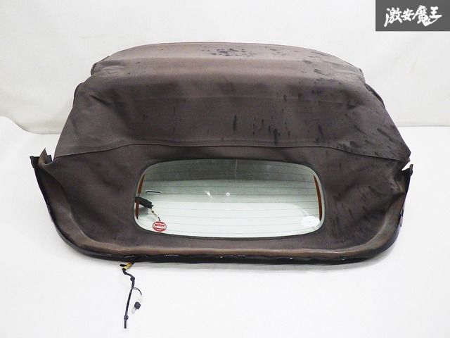 【ストア出品】MAZDA マツダ 純正 NC NCEC ロードスター 幌 ソフトトップ ルーフ 茶色 屋根 骨 フレーム 外装 熱線入りガラス付 棚2F-G-1