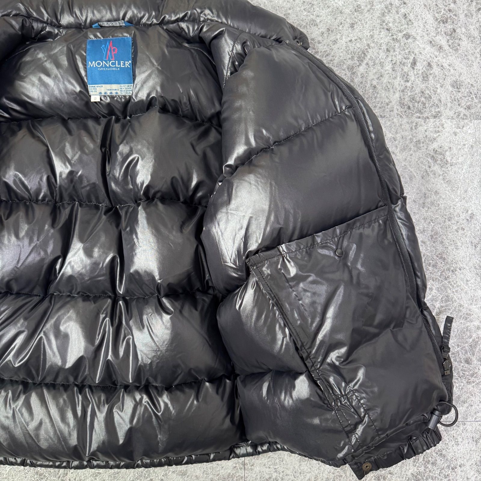 MONCLER GRENOBLE グレノーブル ダウンジャケット ブラック メンズ 2 