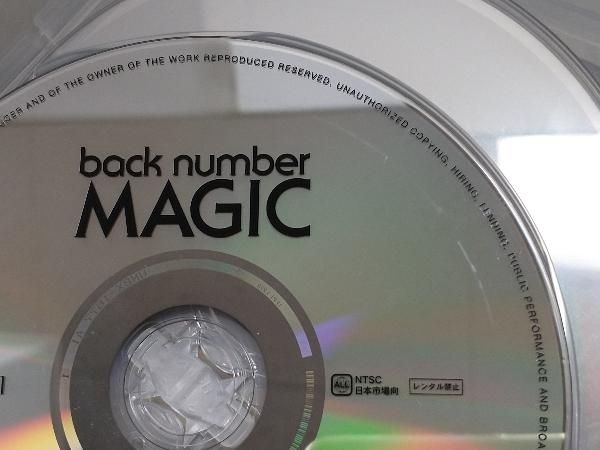 ディスクの表面に傷あり】 back number CD MAGIC(初回限定盤A)(トール