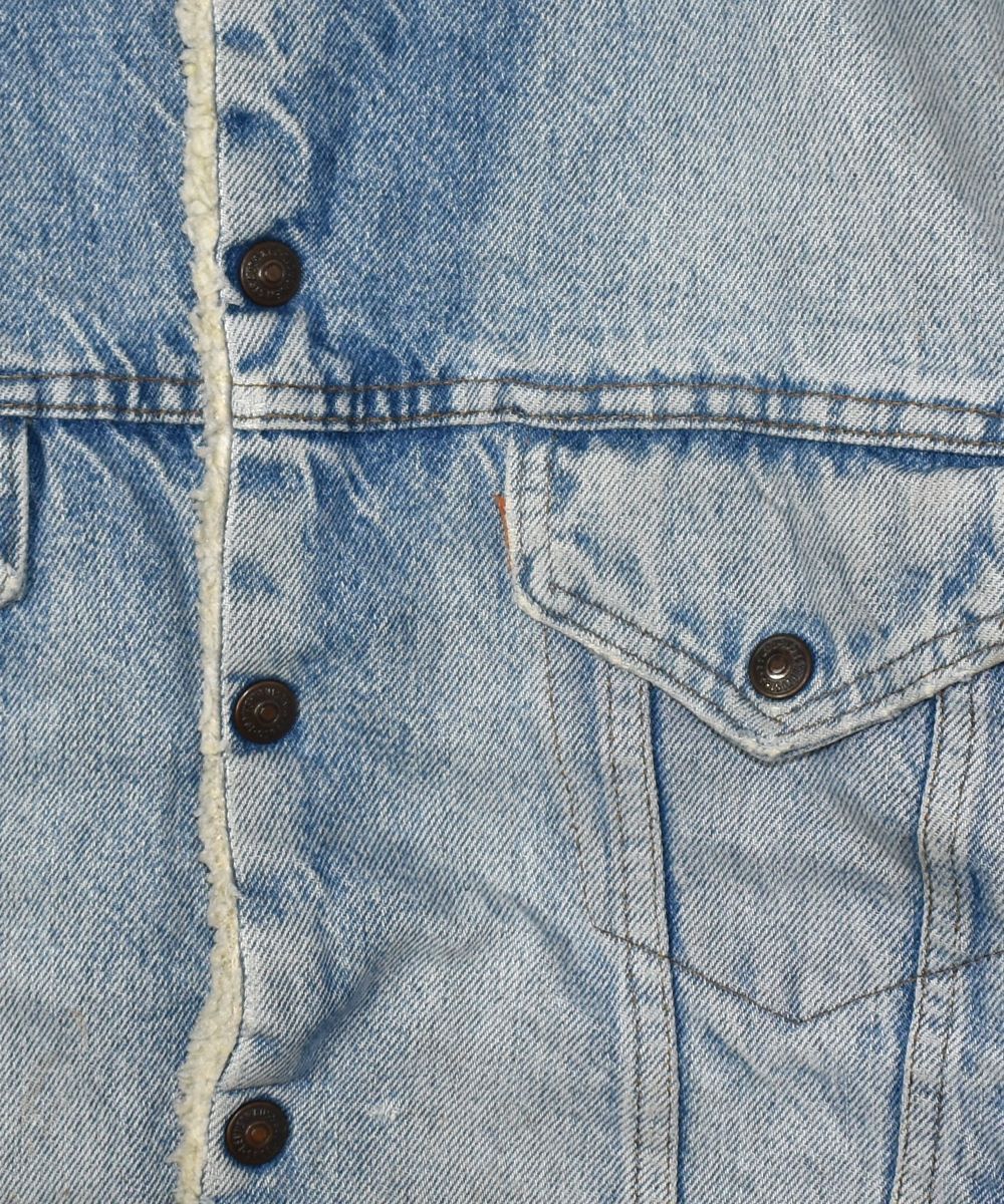 70～80's Levi's リーバイス ブリーチ デニム ボア ジャケット