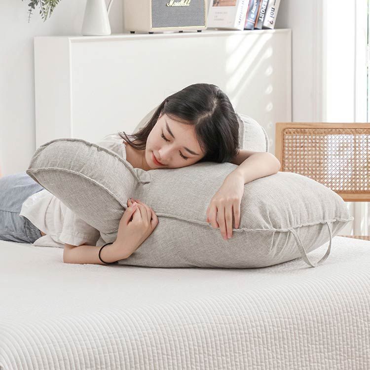 うつ伏せ 綿麻ソファ背当て 斜め 枕 クッション クッション 綿麻