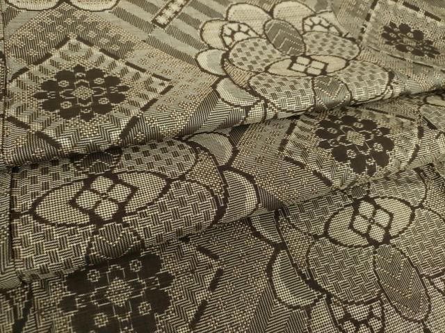 平和屋着物●本場大島紬　龍郷絣　花菱文　正絹　逸品　DAAU5281ps 平和屋着物○本場大島紬 龍郷絣 花菱文 正絹 逸品 DAAU5281ps - メルカリ