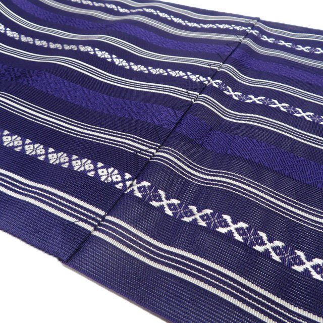 平和屋着物□極上 夏物 八寸名古屋帯 間道 逸品 DZAA9701kh5 平和屋