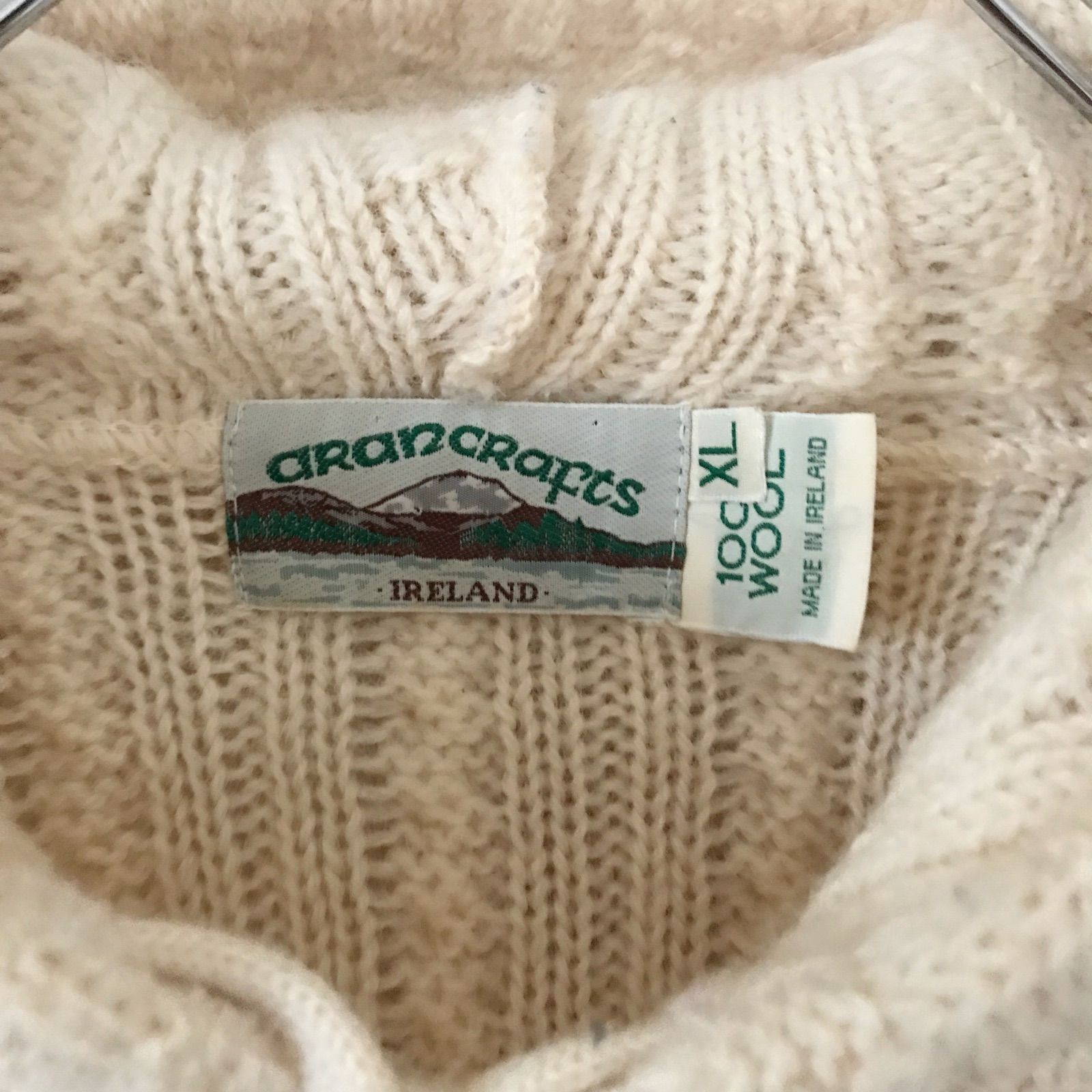 arancrafts/アランクラフツ☆90s アイルランド製☆フィッシャーマン 