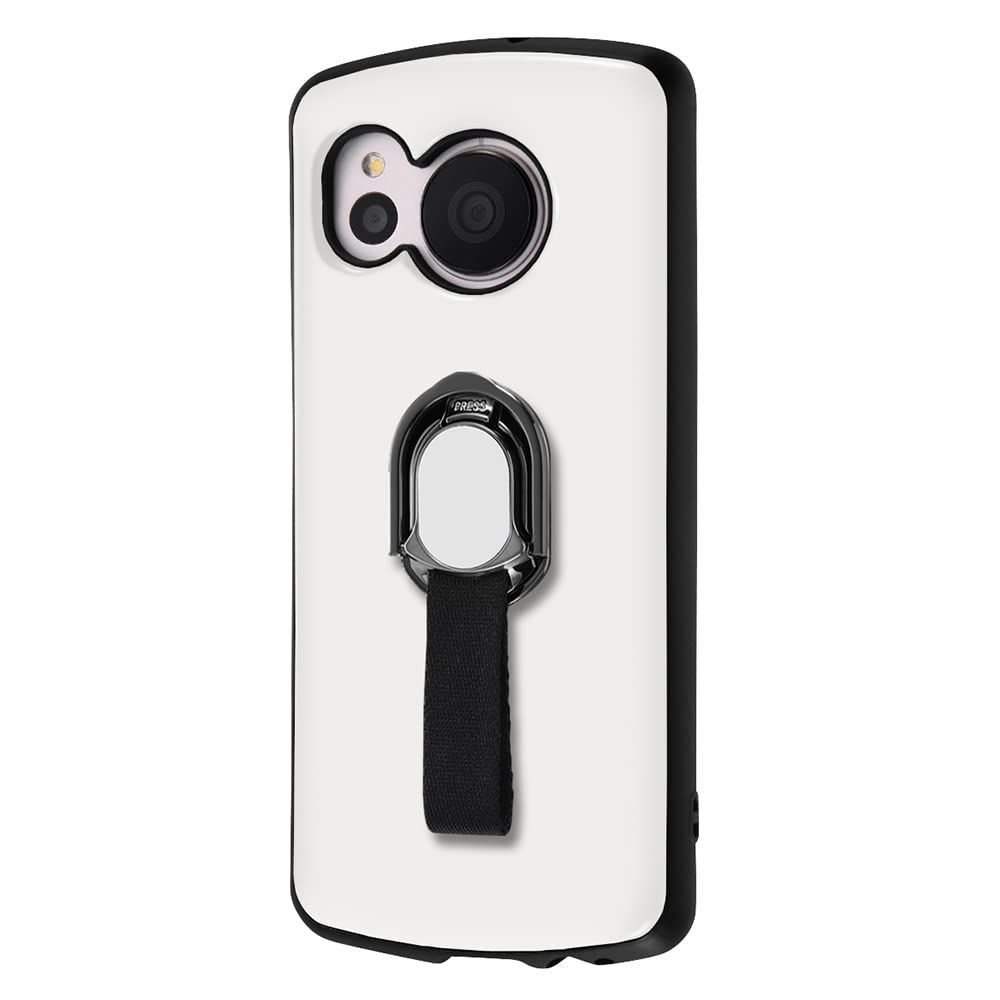 【数量限定】ケース レイ・アウト AQUOS sense7 耐衝撃 ProCa + TailRing/ホワイト