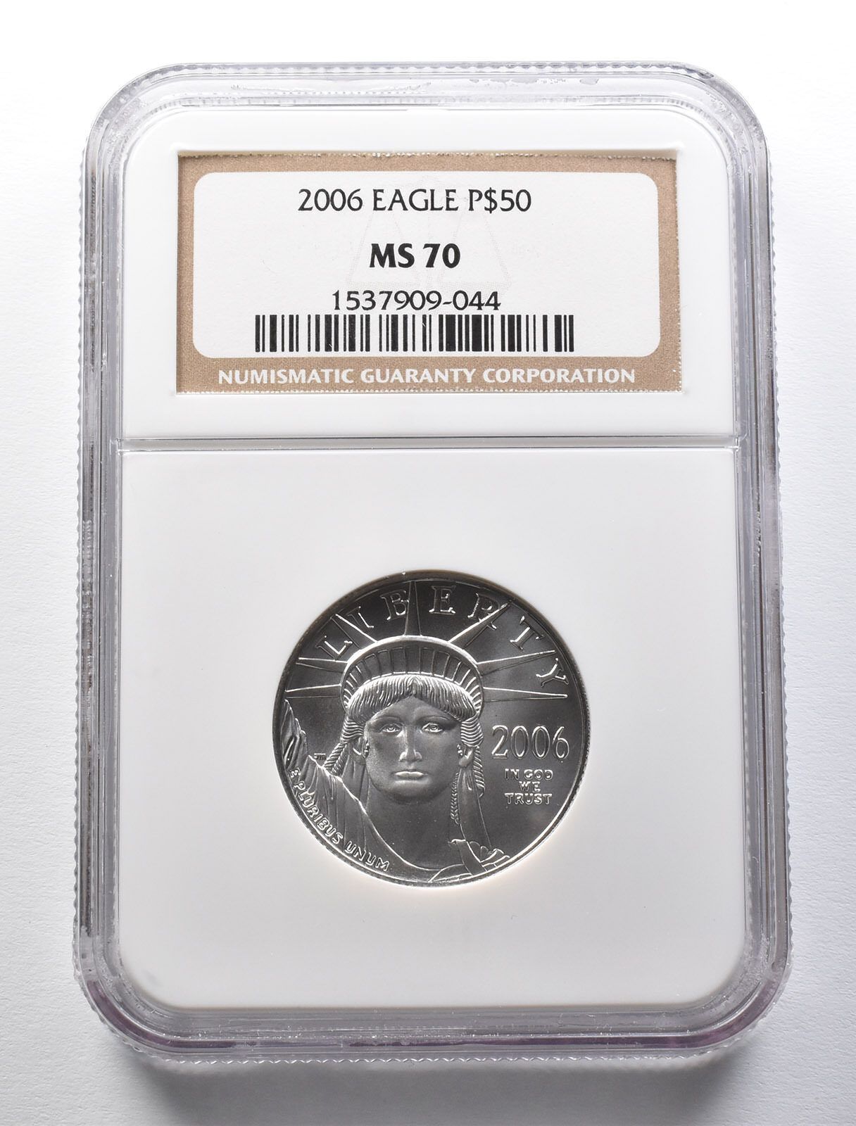 MS70 2006 $50 アメリカン プラチナ イーグル 1|2オンス プラチナ NGC