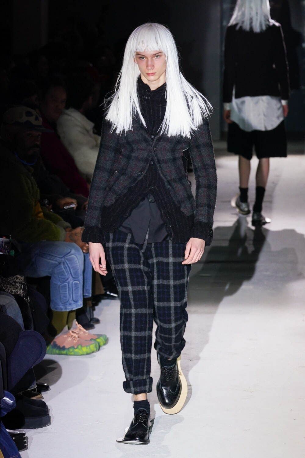 コムデギャルソンオムプリュス 24AW トラウザー 黒 M コムデギャルソンオムプリュス 24AW トラウザー 黒 M COMME des