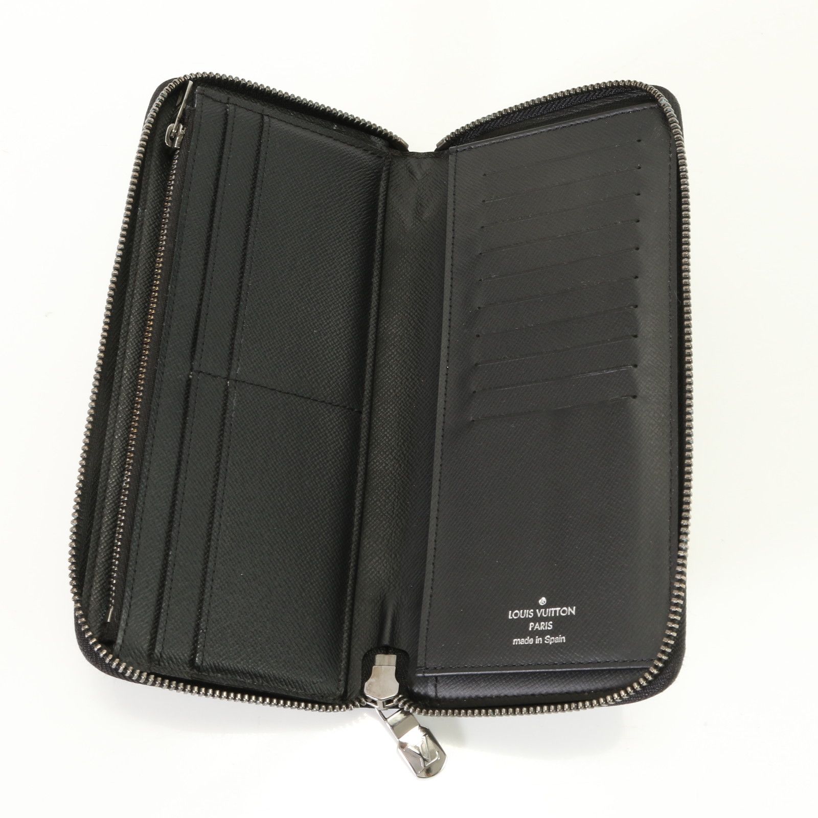 現行型 極美品 ヴィトン エクリプス ヴェルティカル ジッピー ラウンド 極美品 現行品 ベタなし ルイヴィトン モノグラム エクリプス