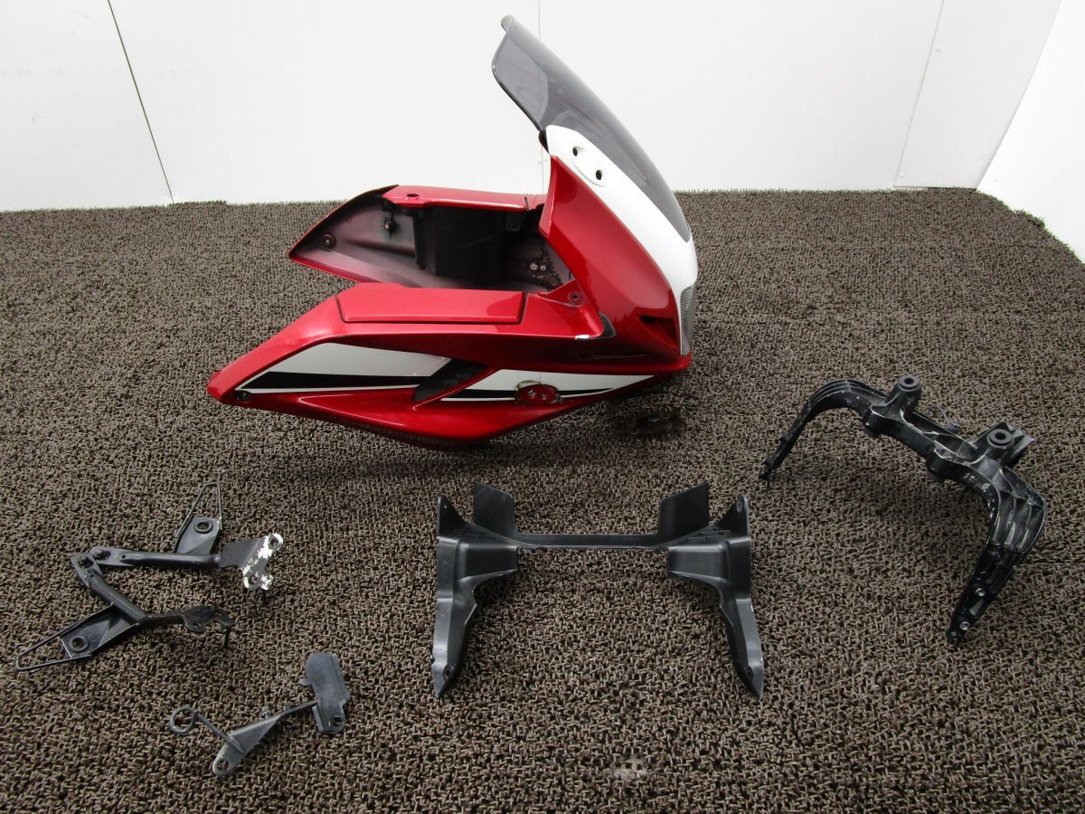 CB400SB レボ アッパーカウル ヘッドライト スクリーン A5989 ステー NC42 ホンダ NC42E スーパーボルドール REVO 動画有 FI BRIGHTFACE_UK