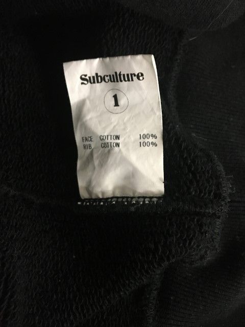 中古】日本製 SUBCULTURE ｻﾌﾞｶﾙﾁｬｰ ﾊﾟｰｶｰ ﾌﾟﾙｵｰﾊﾞｰ ｲｰｸﾞﾙ 鷹 SC ﾌﾞﾗｯｸ 