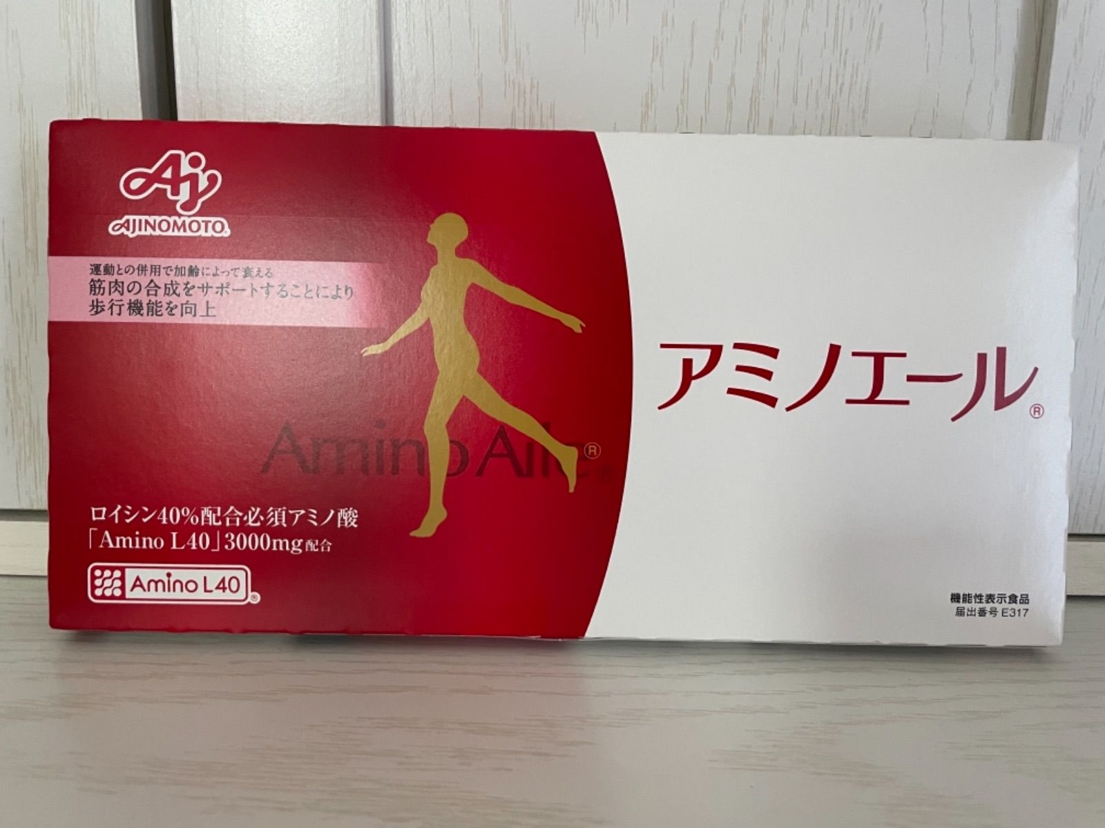 Ajinomoto アミノエール りんご味 30本 120g 5箱セット - 健康用品