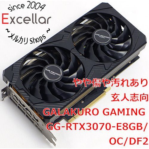 bn:0] 玄人志向グラボ GALAKURO GAMING GG-RTX3070-E8GB/OC/DF2 PCIExp 8GB - メルカリ