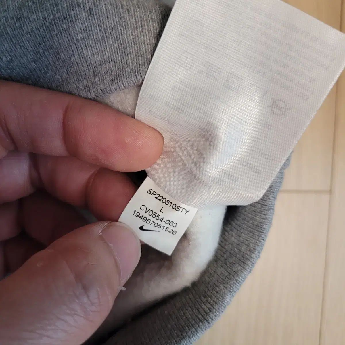 L 新品 ナイキ NRG ソロスウッシュ パーカー スウェット フーディ NIKE AS M NK SOLO SWSH HW BB HOODIE DK GREY HEATHER/WHITE