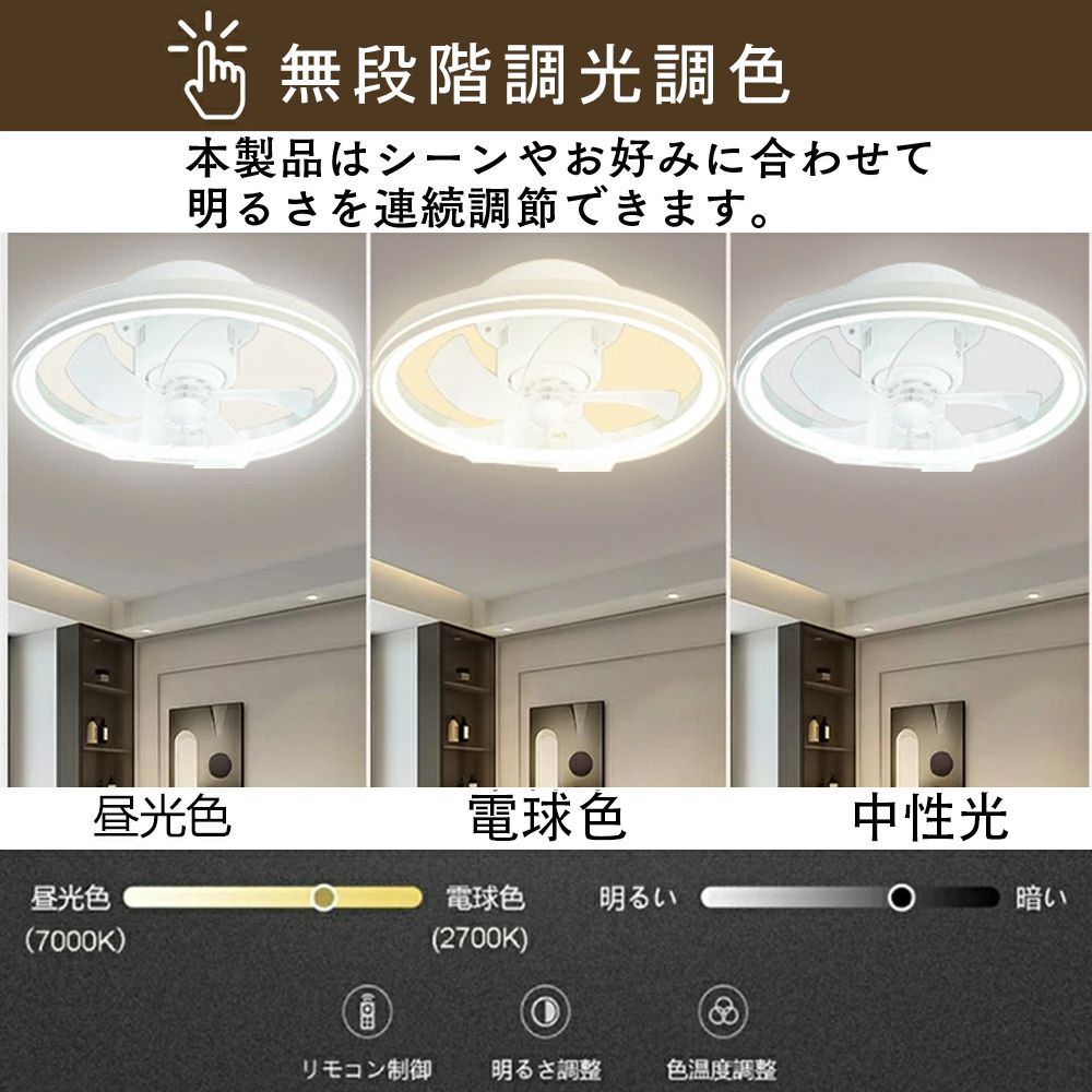 6段階風量調節 リモコン付き