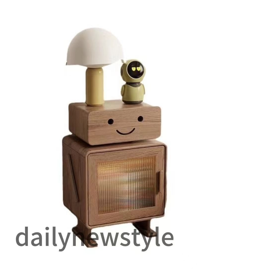 人気推薦◆ロボットソファサイドテーブルサイドキャビネット収納ロッカーリビングルーム収納ベッドサイドテーブル