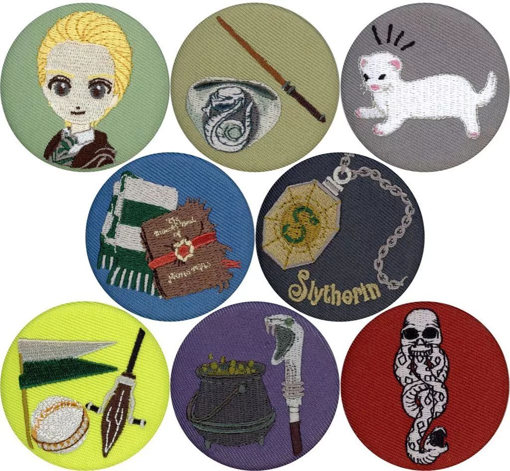 ハリーポッター 刺繍バッジ ピンバッジ トート 下敷き セット ラバーコースター ハリーポッター 刺繍バッジ ピンバッジ トート 下敷き セット