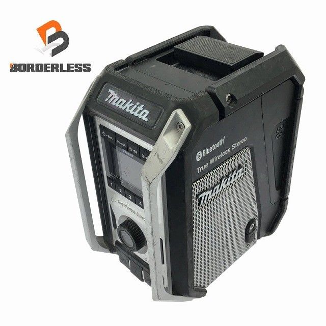 品 makita マキタ 10.8V~18V 充電式ラジオ MR113 黒|ブラック 本体のみ 現場ラジオ 作業ラジオ ポータブルラジオ