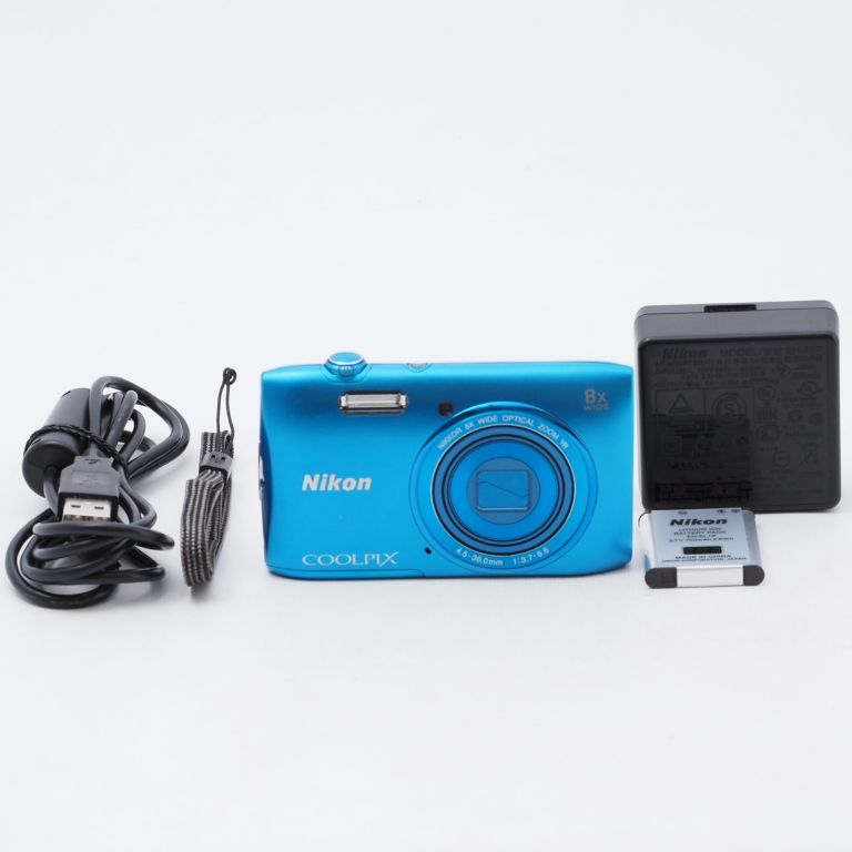 Nikon ニコン デジタルカメラ COOLPIX S3600 コバルトブルー S3600BL ...