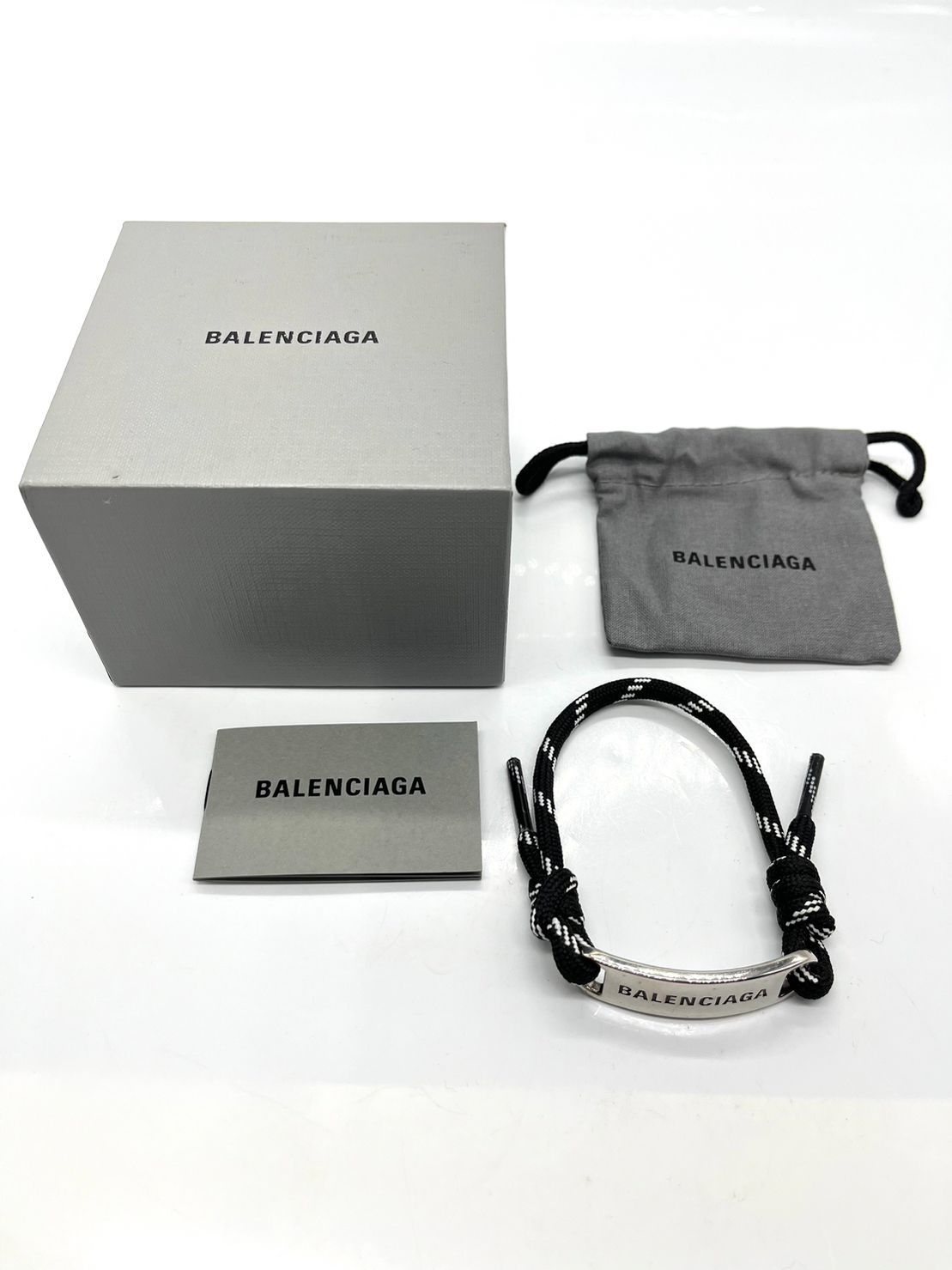 ダイゾー ナチュラル 新品未使用BALENCIAGA サイクルブレスレット ユニ