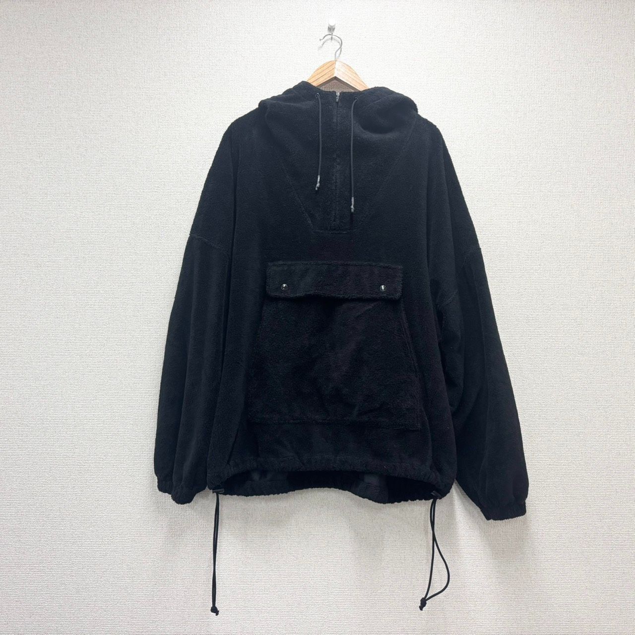 Garment Boa Anorak Hoodieアノラック ブラック Lサイズ