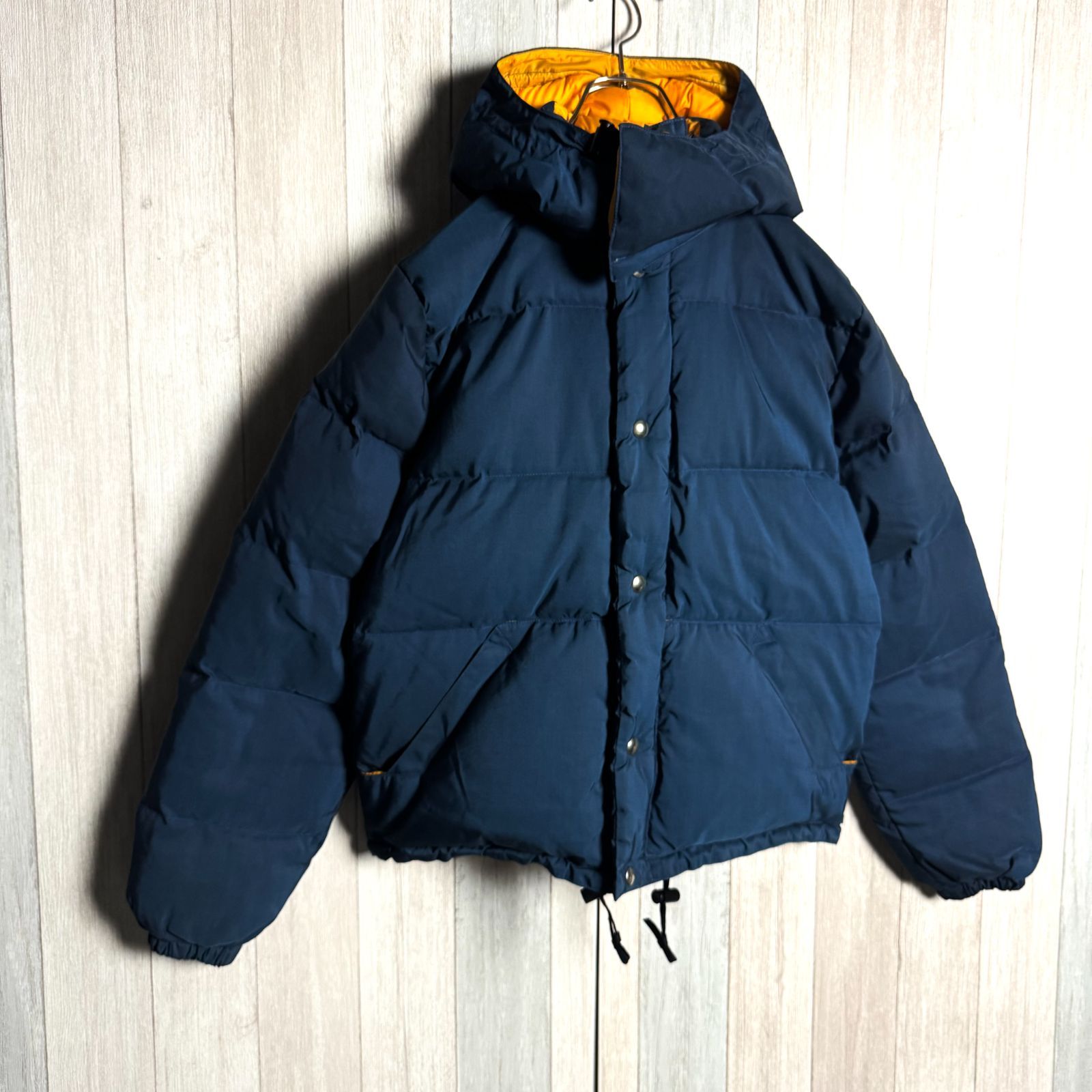 クレセントダウンワークス キルティング ニット切替 グースダウン