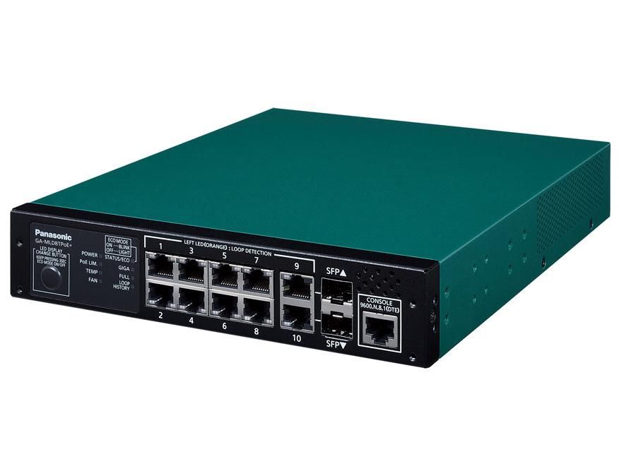 2営業日で発送 PANASONIC パナソニック PoE給電スイッチングハブ GA-MLD8TPoE PN260893D