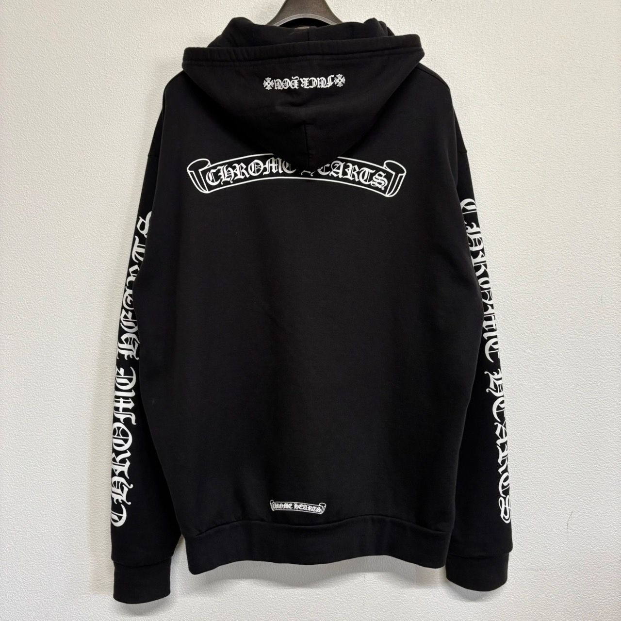 CHROME HEARTS Scroll Label F××k You zip hoodie クロムハーツ