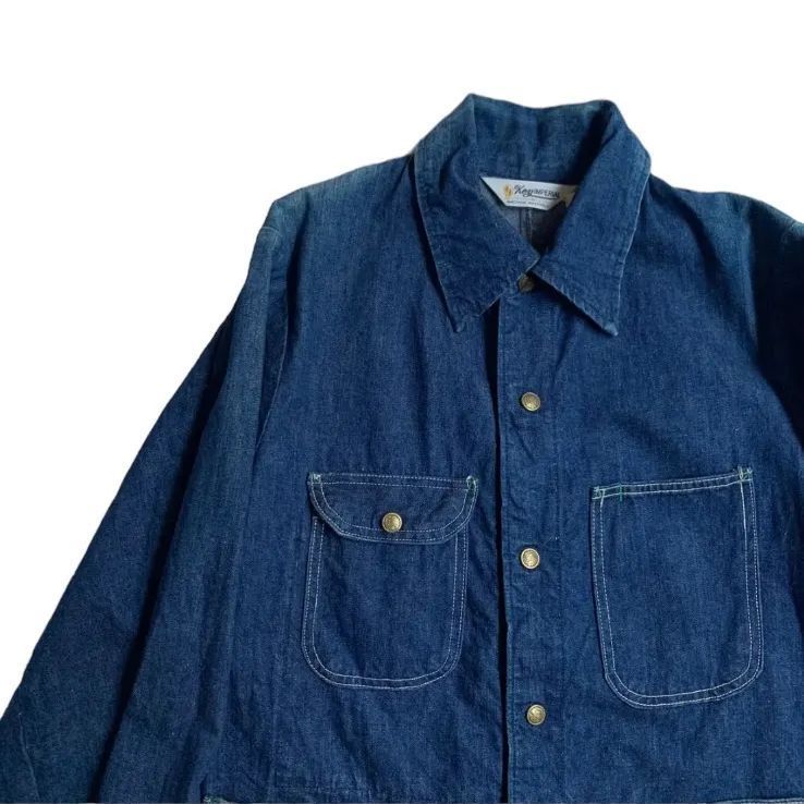 70's KEY IMPERIAL Denim Coverall キー カバーオール ワークジャケット チョアジャケット