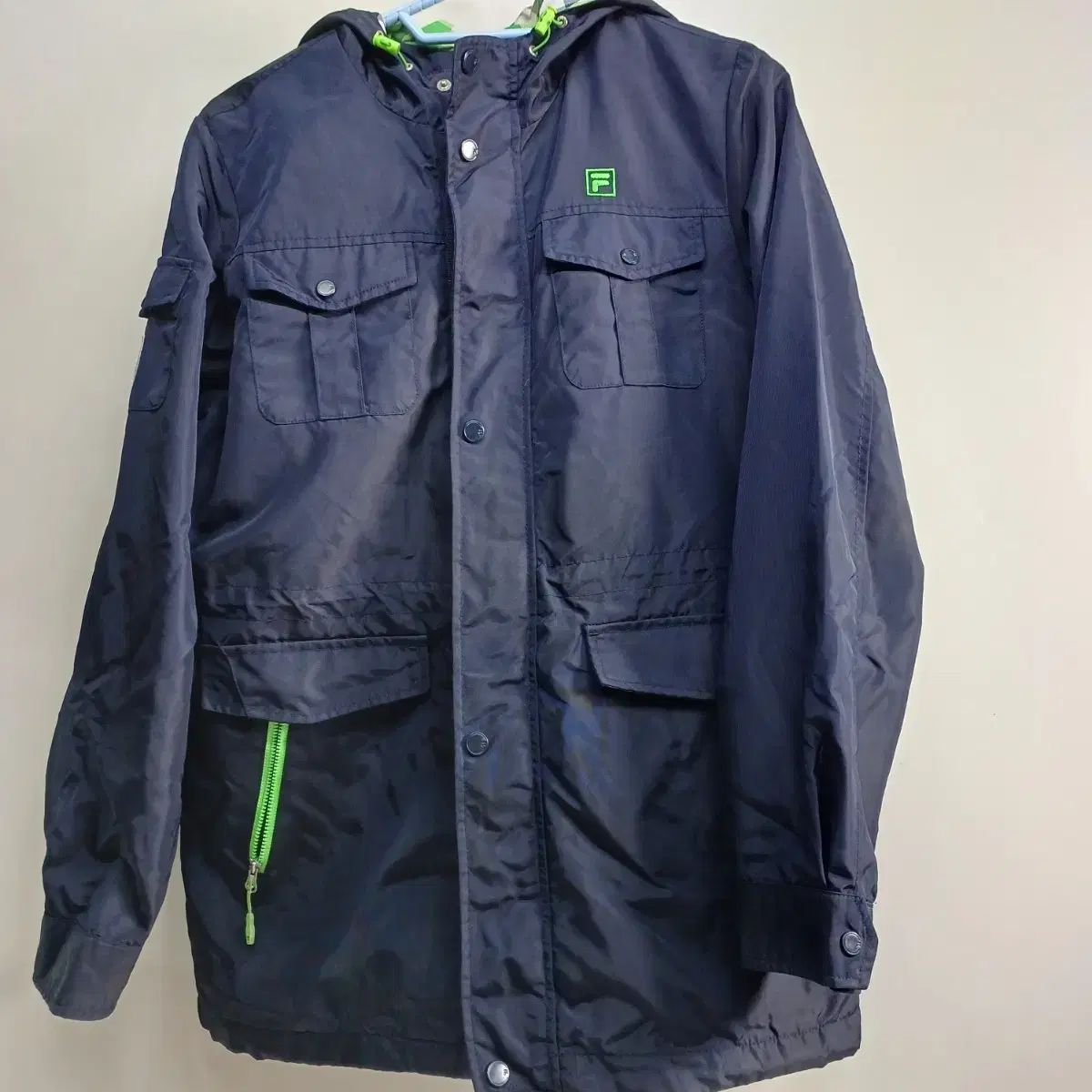 フィラ ネイビー ウィンドブレーカー 若者 ブルゾン 春 秋 58368