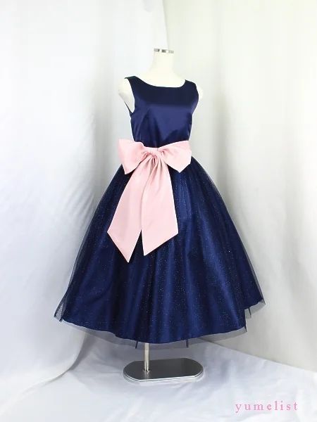 ショップ ゆめりすと☆ミルキーウェイv3 ネイビー ミドル丈 150 ゆめ