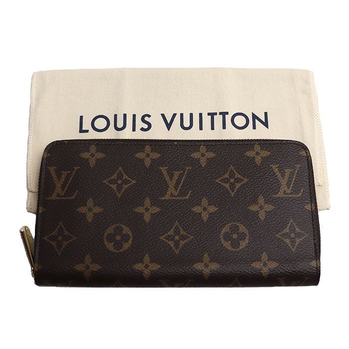 LOUIS VUITTON ルイ・ヴィトン ジッピーウォレット 長財布 ラウンドファスナー モノグラム ブラウン M42616 ICチップ レディース  未使用 買取品 - メルカリ