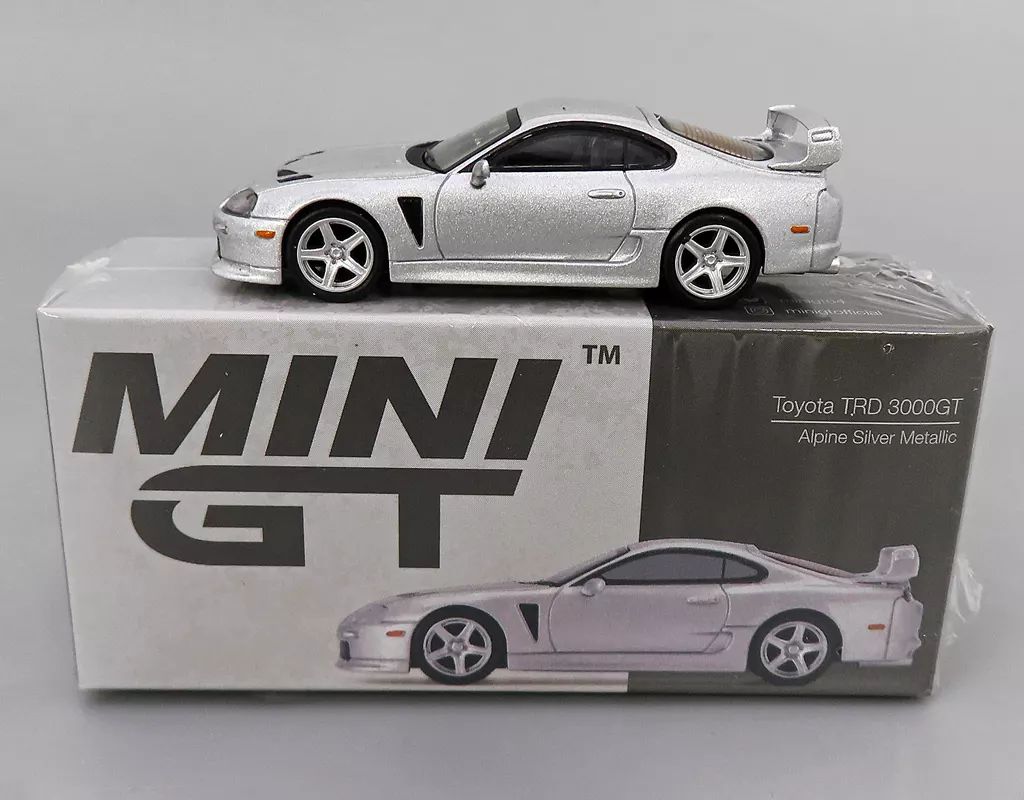 中古】ミニカー 1/64 Toyota TRD 3000GT 左ハンドル (アルパイン